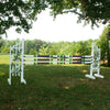 10ft Skinny Center 2 Color CUT Rails/Poles Wood Horse Jumps Set/3 #806