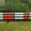 10ft 3 Band 2 Color ROUND Rails/Poles Wood Horse Jumps Set/3 #804