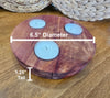 Natural Cedar Tealight Candle Holder