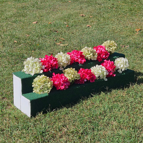 Double Decker Turf Flower Box Horse Jumps Set/2 #422