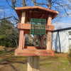 Red Cedar Double Decker Bird Feeder