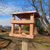 Red Cedar Double Decker Bird Feeder