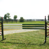 Half & Half Colored CUT Rails/Poles Wood Horse Jumps B/6