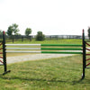 Half & Half Colored CUT Rails/Poles Wood Horse Jumps B/6