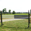 Half & Half Colored CUT Rails/Poles Wood Horse Jumps B/6