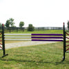 Half & Half Colored ROUND Rails/Poles Wood Horse Jumps B/3