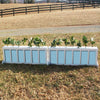 Picket Brush Box Horse Jumps Set/2 - Platinum Jumps