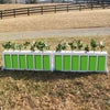 Picket Brush Box Horse Jumps Set/2 - Platinum Jumps