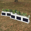 3 Panel Colored Brush Box Horse Jumps Set/2 - Platinum Jumps