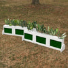 3 Panel Colored Brush Box Horse Jumps Set/2 - Platinum Jumps