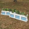 3 Panel Colored Brush Box Horse Jumps Set/2 - Platinum Jumps