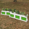 3 Panel Colored Brush Box Horse Jumps Set/2 - Platinum Jumps