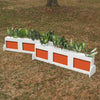 3 Panel Colored Brush Box Horse Jumps Set/2 - Platinum Jumps