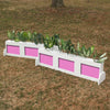 3 Panel Colored Brush Box Horse Jumps Set/2 - Platinum Jumps