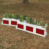 3 Panel Colored Brush Box Horse Jumps Set/2 - Platinum Jumps