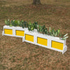 3 Panel Colored Brush Box Horse Jumps Set/2 - Platinum Jumps