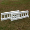 6 Column Double Decker Brush Box Wood Horse Jumps - Platinum Jumps