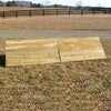 Coop Wood Wall Horse Jumps Set/2 - Platinum Jumps