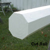 Half & Half Colored Cut Rails/Poles Wood Horse Jumps - Platinum Jumps
