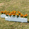 Flower Box Horse Jumps Set/2 White - Platinum Jumps