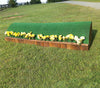 Flower Ledge Roll Top Wall Horse Jumps Set/2 - Platinum Jumps