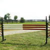 Half & Half Colored CUT Rails/Poles Wood Horse Jumps B/3