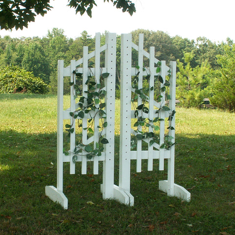 6ft Trellis Jumper Wing Standards Horse Jumps #252 - Platinum Jumps
