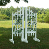 6ft Trellis Jumper Wing Standards Horse Jumps #252 - Platinum Jumps