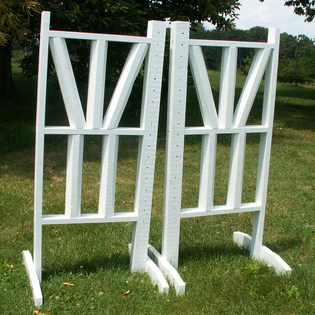 6ft Top Double "V" Cut Rails Jumper Wing Standards Horse Jumps 254