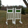 6ft Small Panel Top Double Column Bottom Jumper Wing Standards Horse Jumps #261