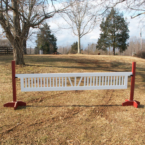 Ladder Gate Center "V" Design Wood Horse Jumps - Platinum Jumps