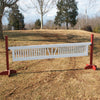 Ladder Gate Center "V" Design Wood Horse Jumps - Platinum Jumps