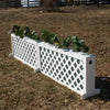 Lattice Panel Brush Box Horse Jumps Set/2 - Platinum Jumps