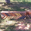 Natural Bark Arrow Wall Horse Jumps Set/2 - Platinum Jumps