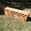 Natural Bark Arrow Wall Horse Jumps Set/2 - Platinum Jumps