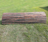 Natural Bark Roll Top Horse Jumps Set/2 - Platinum Jumps
