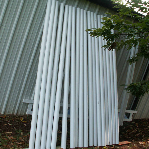 Solid Colored Octagonal Cut Rails/Poles Wood Horse Jumps - Platinum Jumps