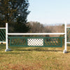 Slant Picket Gate w/Center Lattice Panel Wood Horse Jumps 10ft #318
