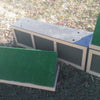 Stackable Turf Top Wall Horse Jumps Set/2 - Platinum Jumps