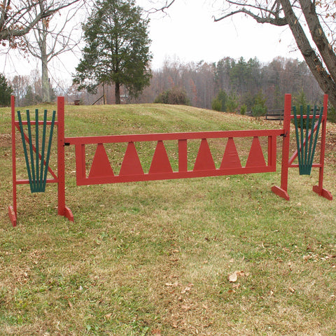 Aztec 1 Jump Package Wood Horse Jumps - Platinum Jumps