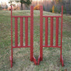 Vertical Rail Wood Wing Standards Horse Jumps - Platinum Jumps