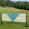 "V" Design Set/6 ROUND Rails/Poles Wood Horse Jumps #803