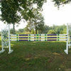 10ft Skinny Center 2 Color CUT Rails/Poles Wood Horse Jumps Set/3 #806