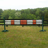10ft 3 Band 2 Color CUT Rails/Poles Wood Horse Jumps Set/3 #804