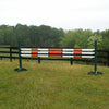 10ft 3 Band 2 Color CUT Rails/Poles Wood Horse Jumps Set/3 #804