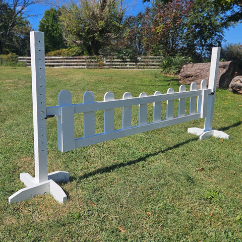 Round Top Scallop Wood Horse Jumps 10ft #320