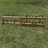 Double Decker Brush Box Horse Jumps Set/2 Unpainted #405