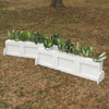 3 Panel Colored Brush Box Horse Jumps Set/2 - Platinum Jumps