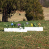 Flower Box Horse Jumps Set/2 White - Platinum Jumps