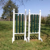 6ft 3 Column Finial Jumper Wing Standards Horse Jumps #264 - Platinum Jumps